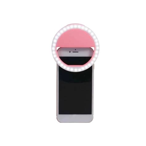 GENERICO Aro Luz Led Celular Selfie Anillo 3 Modos Iluminación Usb