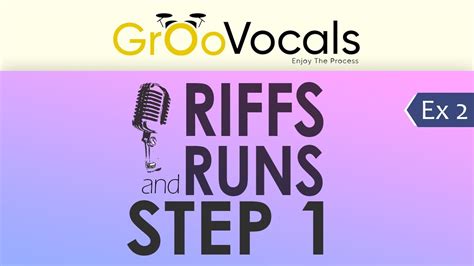 How To Sing Riffs And Runs Step 1 Vocal Exercise 2 Youtube