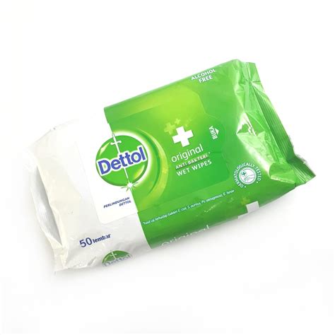 Jual Dettol Wet Wipes Tisu Basah Original Lembar Tissue Basah