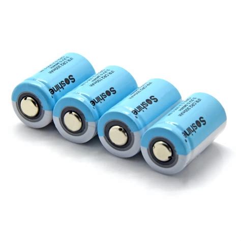 Soshine 300mah Cr2 Bateria Protegida Lifepo4 Cr2 3 2v Baterias