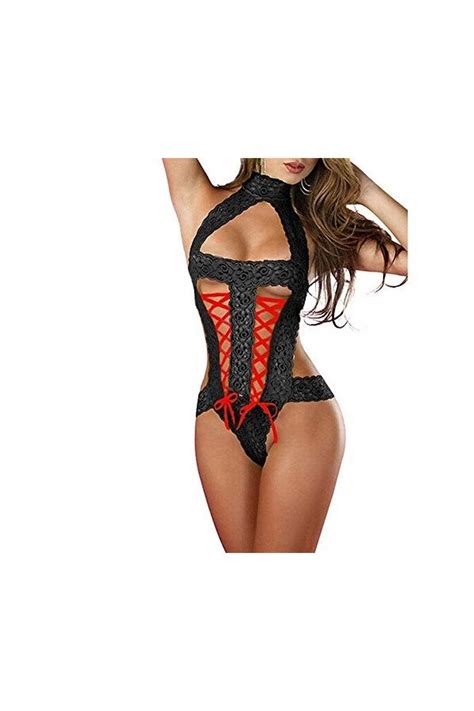 Ensemble De Lingerie Sexy Slip Ouvert Lingerie Sensuelle Comb