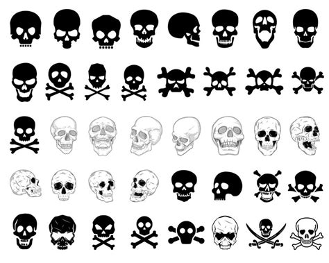 Skull Svg Bundle Png Skulls Svg Skull Cut File For Cricut Etsy