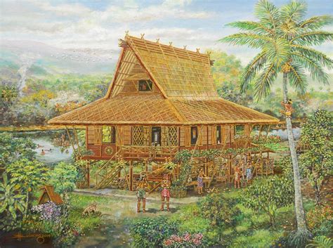 Pre colonial traditional filipino architecture art by JBulaong : r/ArchitecturePorn