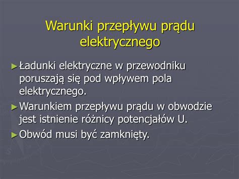 PPT FIZYKA Prąd elektryczny PowerPoint Presentation free download