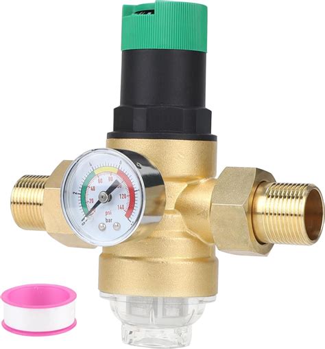 Swawis Druckminderer Wasser Mit Manometer Wasser Und Siebfilter