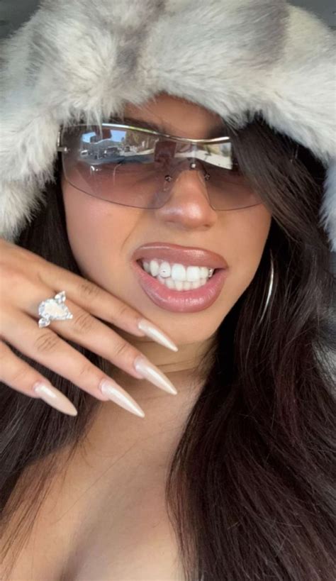 Asia Mon T Ray In Chic Winter Style Nude Stilettos Glamorous Makeup