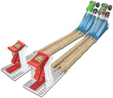 Mattel Hot Wheels Monster Truck Zestaw Podwójna Demolka GYC Asplaneta pl