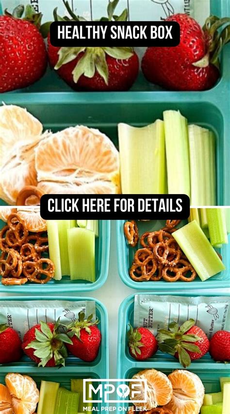 Healthy Snack Box Meal Prep On Fleek Recipe Snack Boxes Healthy