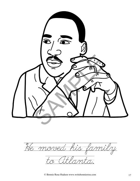 Martin Luther King Jr Coloring Pages