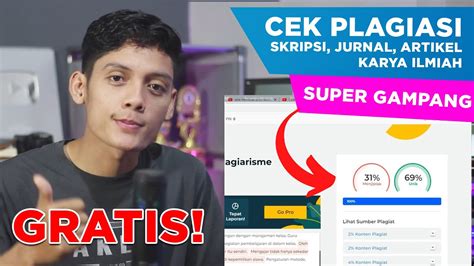 Cara Cek Plagiasi Online Gratis Skripsi Jurnal Karya Ilmiah