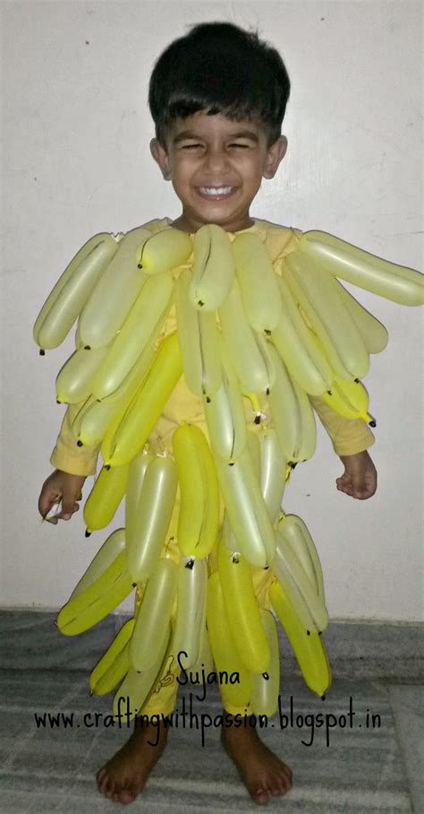 Crafting With Passion Bunch Of Bananas Fancy Dress Costume Banana