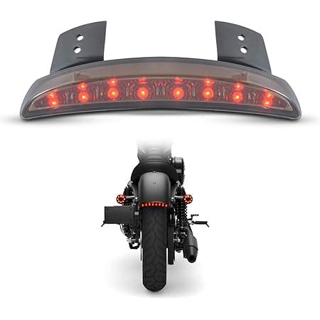 Katur Luz Trasera De Freno Para Motocicleta Led Color Rojo Para