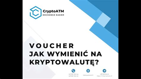 Cryptoatm Wymiana Vouchera Na Kryptowalute Youtube