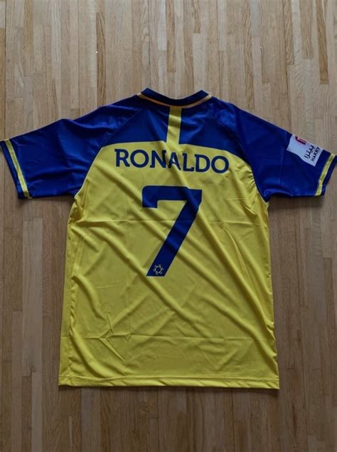 Special Ronaldo Football Jersey, Champion, Al-nassr T-shirt, Yellow ...