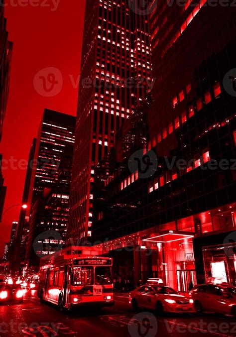 New York City Streets At Night 18715477 Stock Photo At Vecteezy