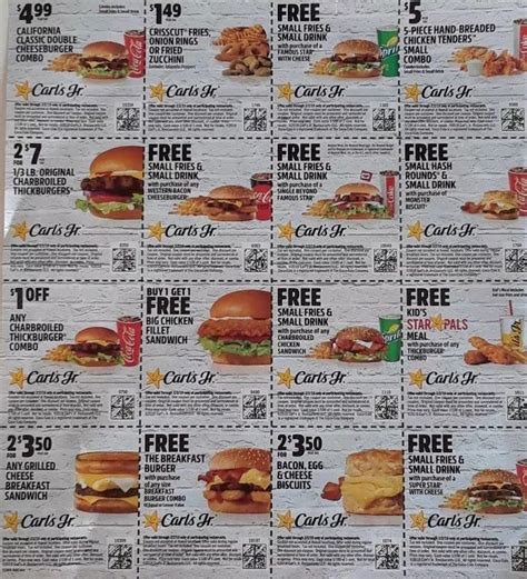 Carls Jr Printable Coupons