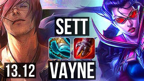 Sett Vs Vayne Top 1026 Legendary 900k Mastery Kr Master 13