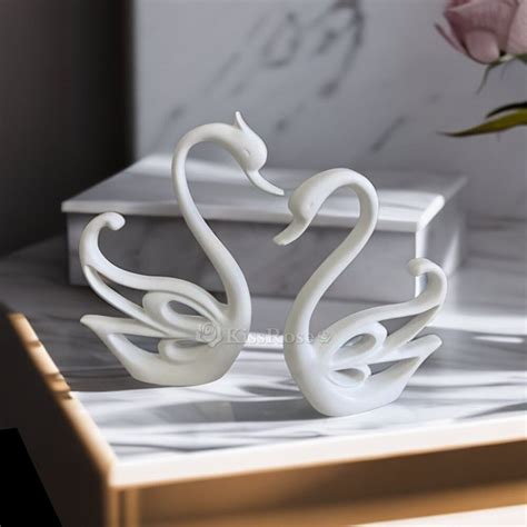 Elegant Swan Silicone Mold 2 Styles Hollow Swan Resin Molds Plaster