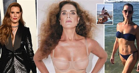 Brooke Shields Sexiest Ever Snaps Teeny Bikinis Sexy Lingerie And