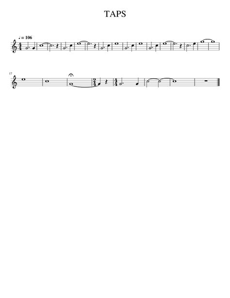 Taps Sheet Music For Trumpet Solo