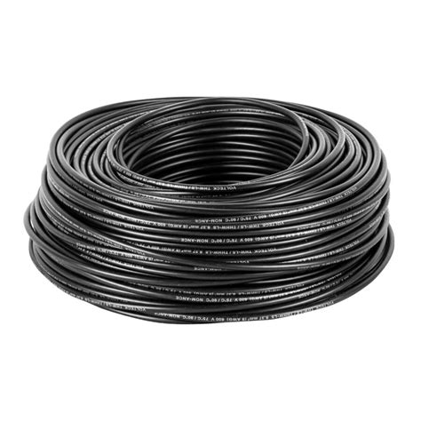 Rollo De M De Cable Thhw Ls Awg Negro Volteck Landis Ferreteros