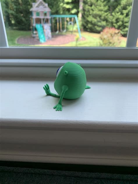 3D Printed Mike Wazowski Figurine - Etsy
