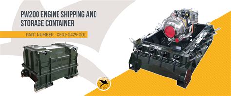 Pw200 Engine Shipping And Storage Container Ce01 0429 001 Emsa