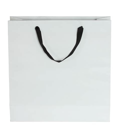 White Paper Bag Isolated With Clipping Path For Mockup 12228444 Png