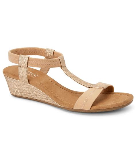 Alfani Womens Step N Flex Voyage Wedge Sandals Created For Macys