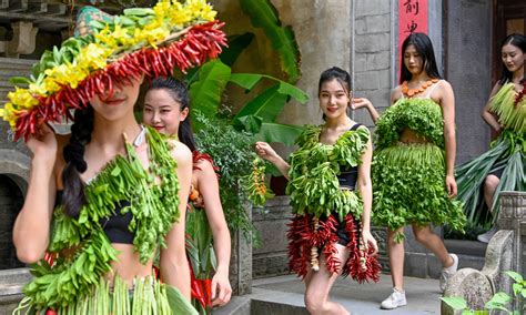 Special Runway Show Of Vegetable Dresses Global Times