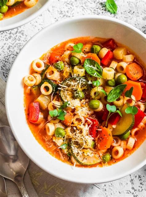 The BEST Italian Minestrone Soup The Wicked Noodle