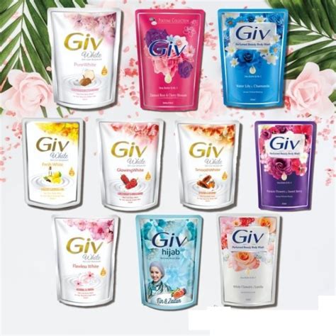 Jual GIV Body Wash 60ml Pouch Refill Sabun GIV Cair White Skincare