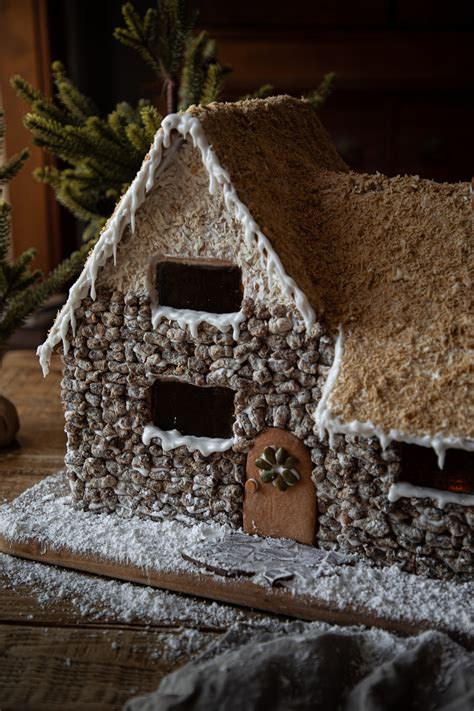 Woodland Cottage Gingerbread House Under A Tin Roof