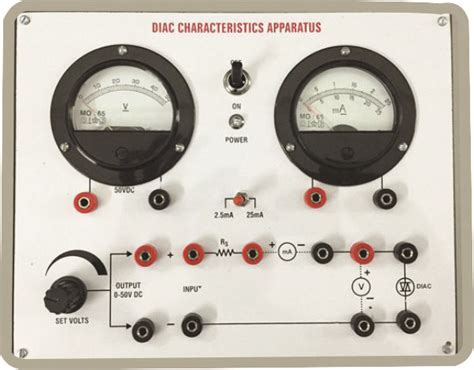 Analog Diac Characteristics Apparatus For Laboratory Packaging Type