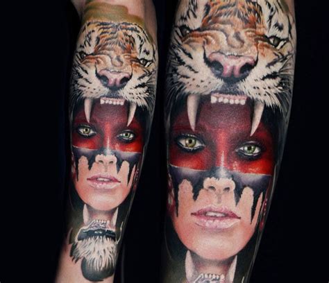 Wild Girl Tattoo By Tattoo Zhuzha Photo 26452