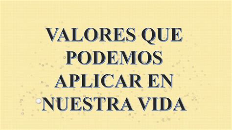 Los Valores Morales Ppt