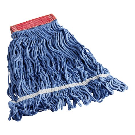 Lavex Oz Blue Cotton Looped End Mop Head With Headband