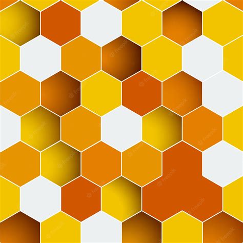 Premium Vector Abstract Background Made Of Colorful Hexagons Template