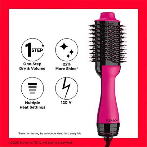 REVLON One Step Volumizer Original Hair Dryer And Hot Air Brush Pink Pricepulse
