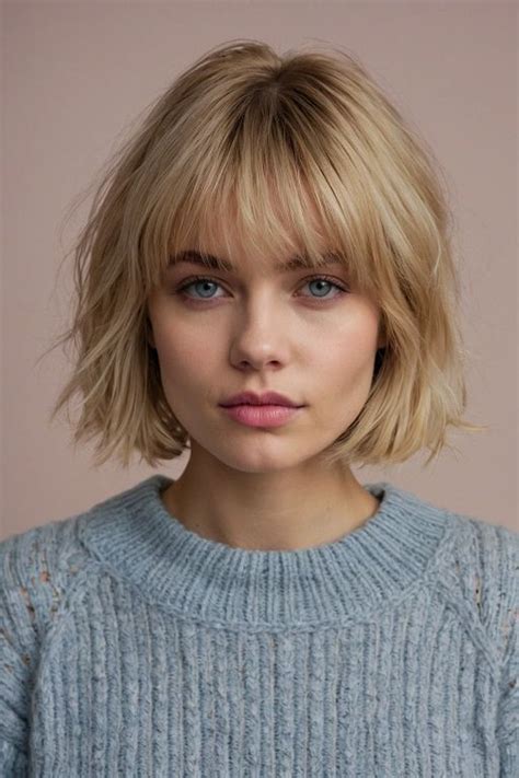 Perfect Short Blonde Hairstyles And Haircuts Trendy Hairstyles In Short Hair With Bangs