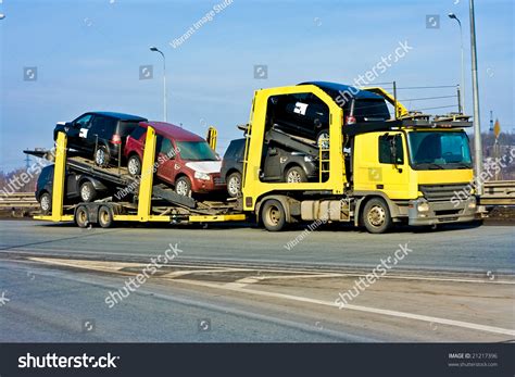 Car Carrier Truck Stock Photo 21217396 Shutterstock