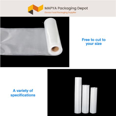 Vacuum Rolls Texturedembossed Mapya Packaging Depot