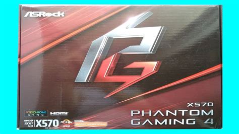 Motherboard Asrock X570 Phantom Gaming 4 Unboxing Review And Demo