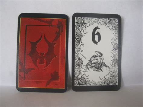 1995 Atmosfear Board Game Piece: Red Keystone card - 6