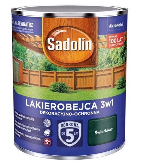 Sadolin Lakiero bejca 3w1 Świerkowy 0 7 L 5252220 Cena Opinie