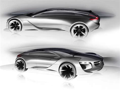 Opel Monza Concept Car Body Design