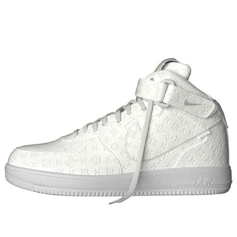 Nike Air Force Mid X Louis Vuitton Lv White A V Z Solesense