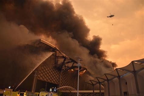 Arab News On Twitter Breaking A Huge Fire At The Haramain Railway Station In Jeddah Is 75