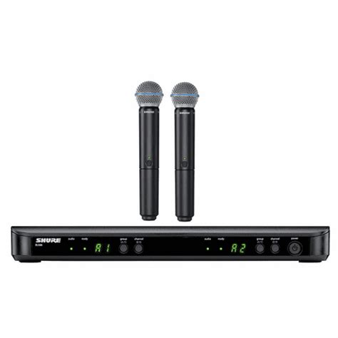 Shure Blx B Professional Dual Uhf Vocalist Wireless Microphone System