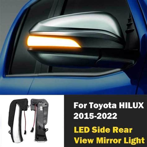 For Toyota Hilux Led Lamp Side Rear View Mirror Light Turn